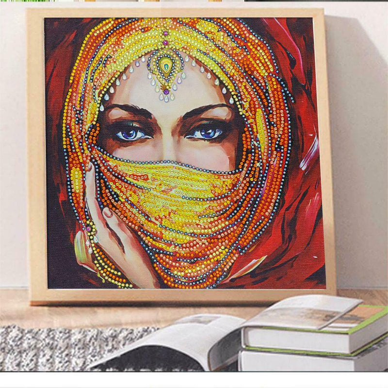 5D DIY Special Shaped Diamond Painting Beauty Cross Stitch Mosaic Craft Kit