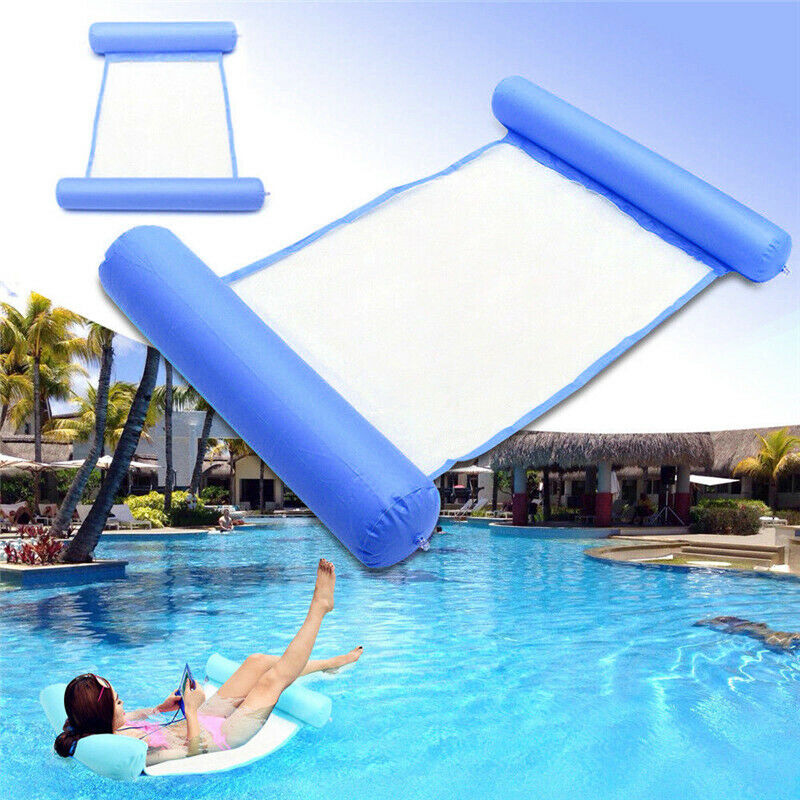 Summer Swimming Pool Water Hammock Floating Chair Floating Bed PVC Swimming W7G1