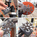 18-in-1 Stainless Steel Pocket Multi-Tool,Outdoor Camping Snowflake Screwdriver
