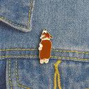 Cute Cartoon Animal Brooch Badge for Women Men Jacket Enamel Pins (Style 1) A