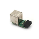 9Pin Motherboard to Double Layer 2 Port USB2.0 A Female Internal Header Ada Hn