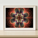 Abstract Flower Full Drill Round Diamond Painting DIY Mosaic Kit Home Decor