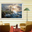 5D DIY Full Drill Diamond Painting Quiet Village Cross Stitch Embroidery