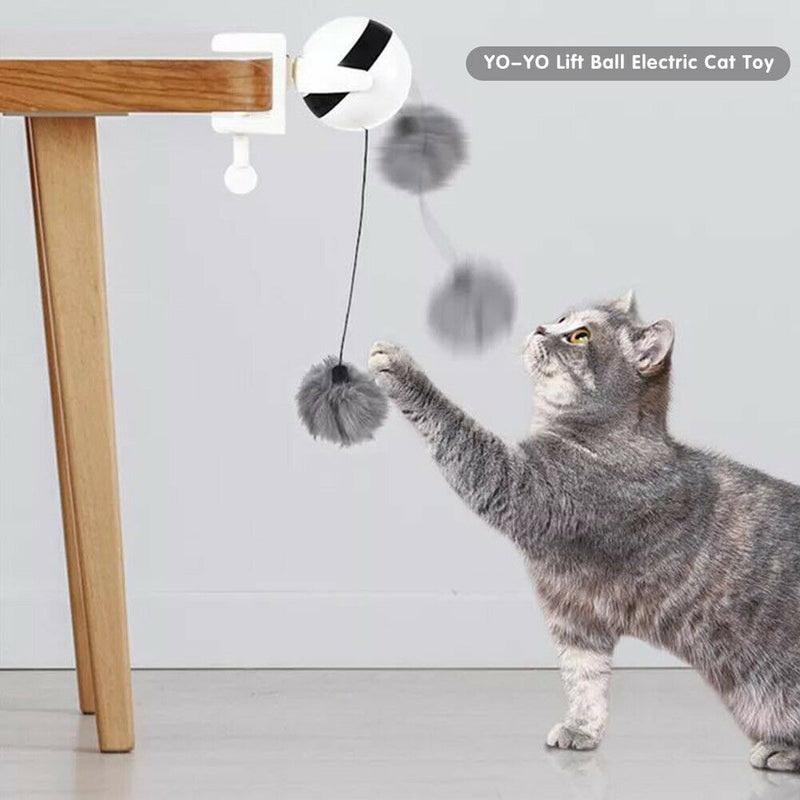 Electric Automatic Lifting Ball Cat Teaser Pet Puzzle Interactive Toys
