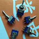 5Pcs ON-OFF-ON 3Pin 3Position Mini Ratching Toggle Switch AC 125V/6A  JR