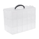 Huge Plastic Organizer Jewelry Box Bead Pill Holder Storage Box Office Case