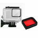 Clear Waterproof Case Diving Housing Shell+ Red Filter Kit For Gopro Hero7