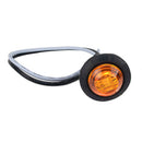 Round 3 LED Trailer Side Marker Light w/Heat Shrink Tubes 5x Amber + 5x Red