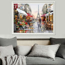 5D DIY Round Drill Diamond Painting City Cross Stitch Embroidery Mosaic Kit