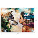 Wolf Girl 5D Diamond Painting Embroidery DIY Cross Stitch Home Decor Giftsâ€‹