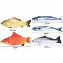 5 Pack Realistic Interactive Fish Cat Kicker Crazy Pet Catnip ToysB.SE