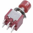 2 Pcs AC 250V 2A 120V 5A DPDT 2NO 2NC Momentary Push Button Switch J8O2