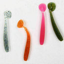 50Pcs Sale Lure Spiral T Fish Soft Bait Softbaits Artificial Baits_Weest F6 K2N4