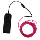 2 Pieces Luminescent LED Glow EL Wire String 3 Meter Light