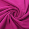 Women Solid Color Package Hip Pleated Bodycon Party Dress (Rose Red XL) A