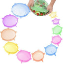 Silicone Stretch Lids - 12 Pcs Ultimate Instalids Silicon Cover For Various H7Q2