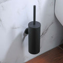 Bathroom Toilet Brush Holder Matt Black, 304 Stainless Steel Toilet Brush W