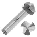 Round Shank 6Pcs/Set 3 Flute Three Edge Chamfer Chamfering End Mill Cutter