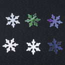 6pcs Christmas Holographic Snowflake Nail Art Glitter Sequins Nail Decoration