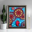 5D DIY Special-shaped Diamond Painting Circle Cross Stitch Embroidery Kit