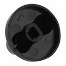 5X(Plastic kitchen gas stove stove oven control rotary knob black E5C2)
