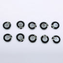 10Packs 30x30mm 8Ohm 2W Full Range Audio Speaker Round Loudspeaker Easy
