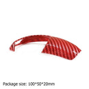 Carbon Fiber Look ABS Plastic Shifter Knob Cover Red for BMW Styling Accessories