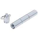 Aluminum Mini Pill Bottle Portable Container Waterproof Medicine Holder Case OZ