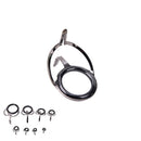 8X Repair Kit Fishing Rod Guides Tips Line Rings For Making Building Repair  MO
