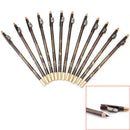 12X 19cm Long Brown Eyebrow Eye Liner Pen Pencil Cosmetics with Sharpen New