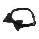 Children Solid Colour Bow Necktie black