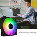 Jonsbo FR-502 120mm Colorful LED Cool Radiator Fan Computer Case Heat Sink