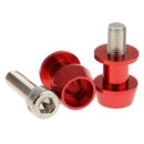 Swingarm Frame Slider Crash Protector for Kawasaki Ninja 250 ER6 ER6F Red