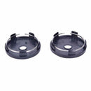 2x 60x58mm Universal Carbon Fiber Surface Auto Wheel Center Hub Caps CoveME