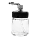 Professional Clear Dual-Action Side-Pot Airbrush Glass Bottle Paint Cup 22CC