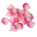 100pcs Roses petals artificial flowers for wedding Decoration - Pink+white