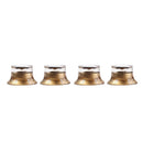 4 Pcs of Pack Guitar Tone Button Guitar Top Hat Knob for Electric Guitar