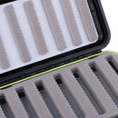 Waterproof Fly Box Fly Fishing Hook Jig Storage Case Slit Foam Waterproof L
