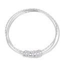 1 Pcs Fashion Women Jewelry Tricyclic glossy twist multi - layer round brac