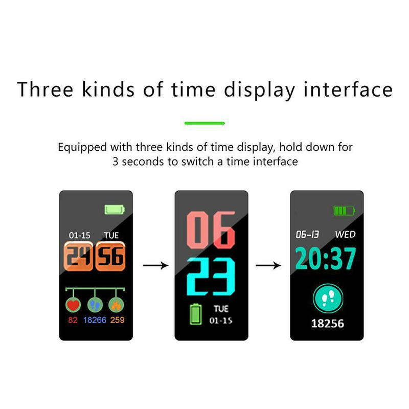 Y5 Smart Sports Watch Heart Rate Monitor Fitness Tracker Pedometer Wristband