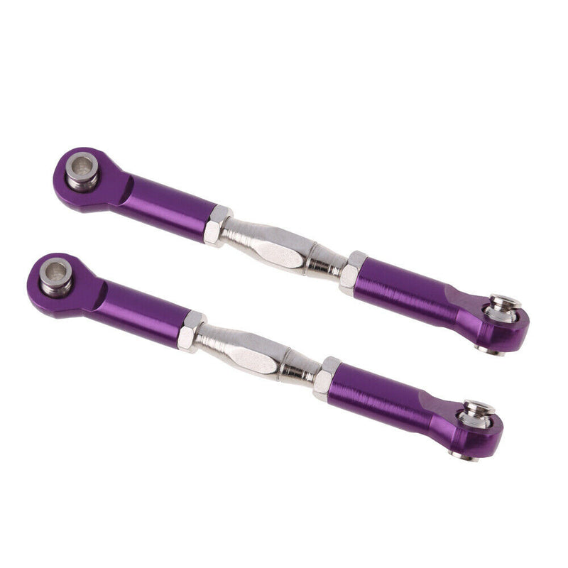 2pcs HSP Upgrade Fittings 106017 1/10 4WD RC Car Aluminum Steering Linkage