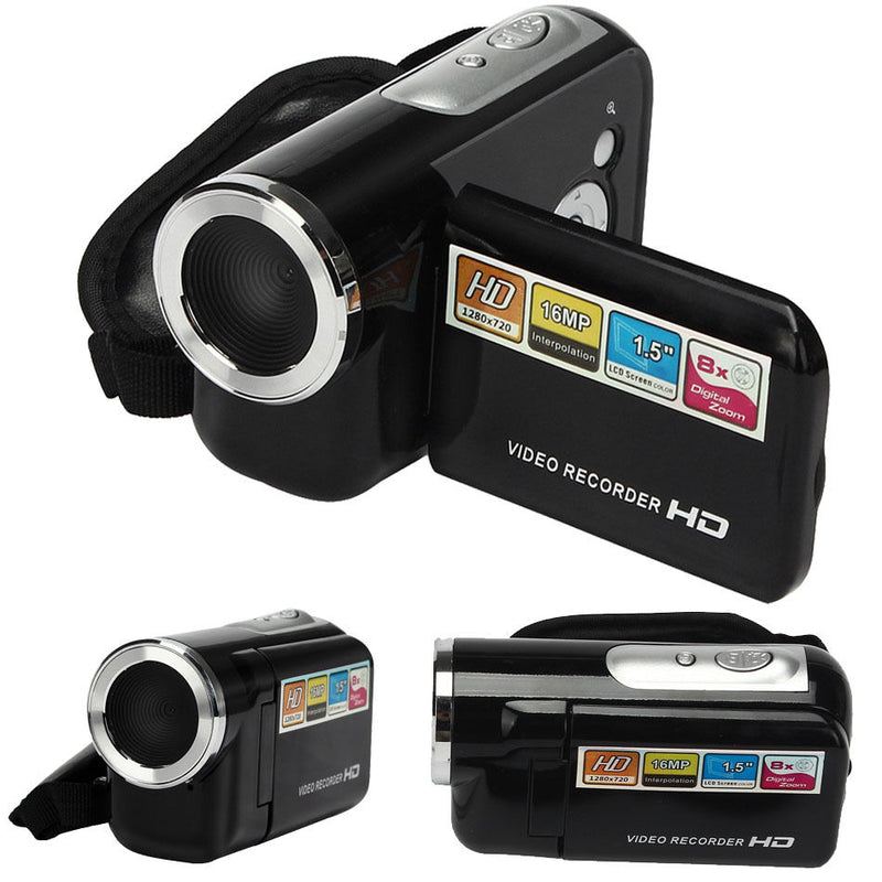 1.5 Inch TFT 16MP 8X Digital Zoom Video Recorder HD Video Camcorder Camera SD