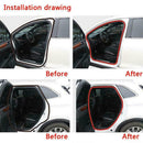 L-Shape Auto Car Door Trunk Seal Strip Rubber Weather Sealing Strip Strip E1T0