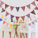 Ethnic Style Cotton Bunting Pennant Flags Banner Garland Home Party Decor