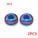 2pcs H11 Car Auto LED Headlight Bulb Base Adapter Lamp Sockets Retainer Holder