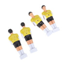 11Pcs Foosball Man Table Guys Man Soccer Player Part 1/2 inch - Yellow