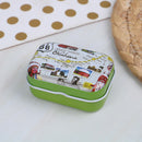 Mini tin trinket jewelry coin box tinplate storage case American Route 66  JR