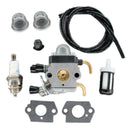 Carburetor Carb Kit For Stihl FS38 FS45 FS46 FS55 FS74-FS76 FS80 Trimmer SVM