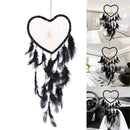 Black Dream Catcher Handmade Feathers Wall Car Hanging Decor Ornament