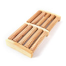 New 5 Row Wooden Foot Roller Wood Care Massage Reflexology Relax Relief Massager